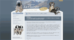 Desktop Screenshot of elevagelaclairiere.com